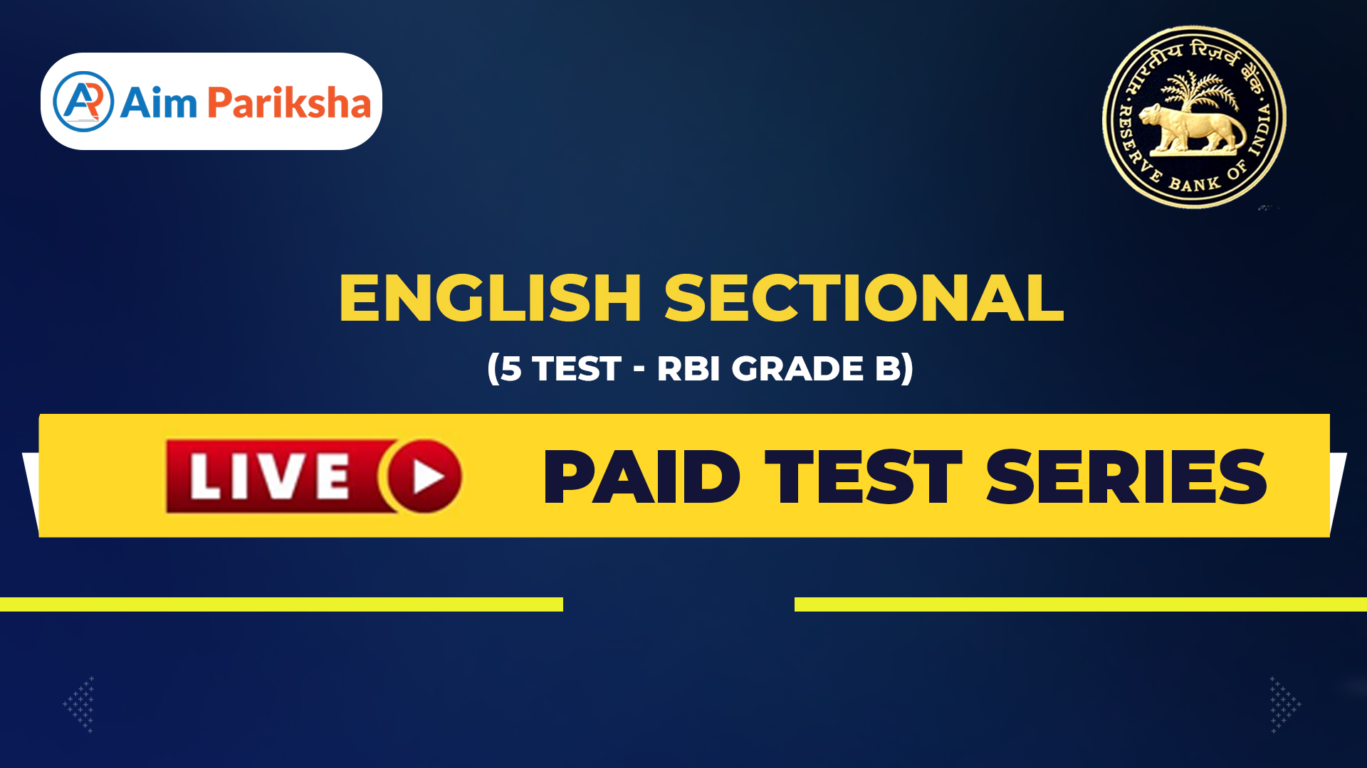 English Sectional 5 Test - RBI Grade B